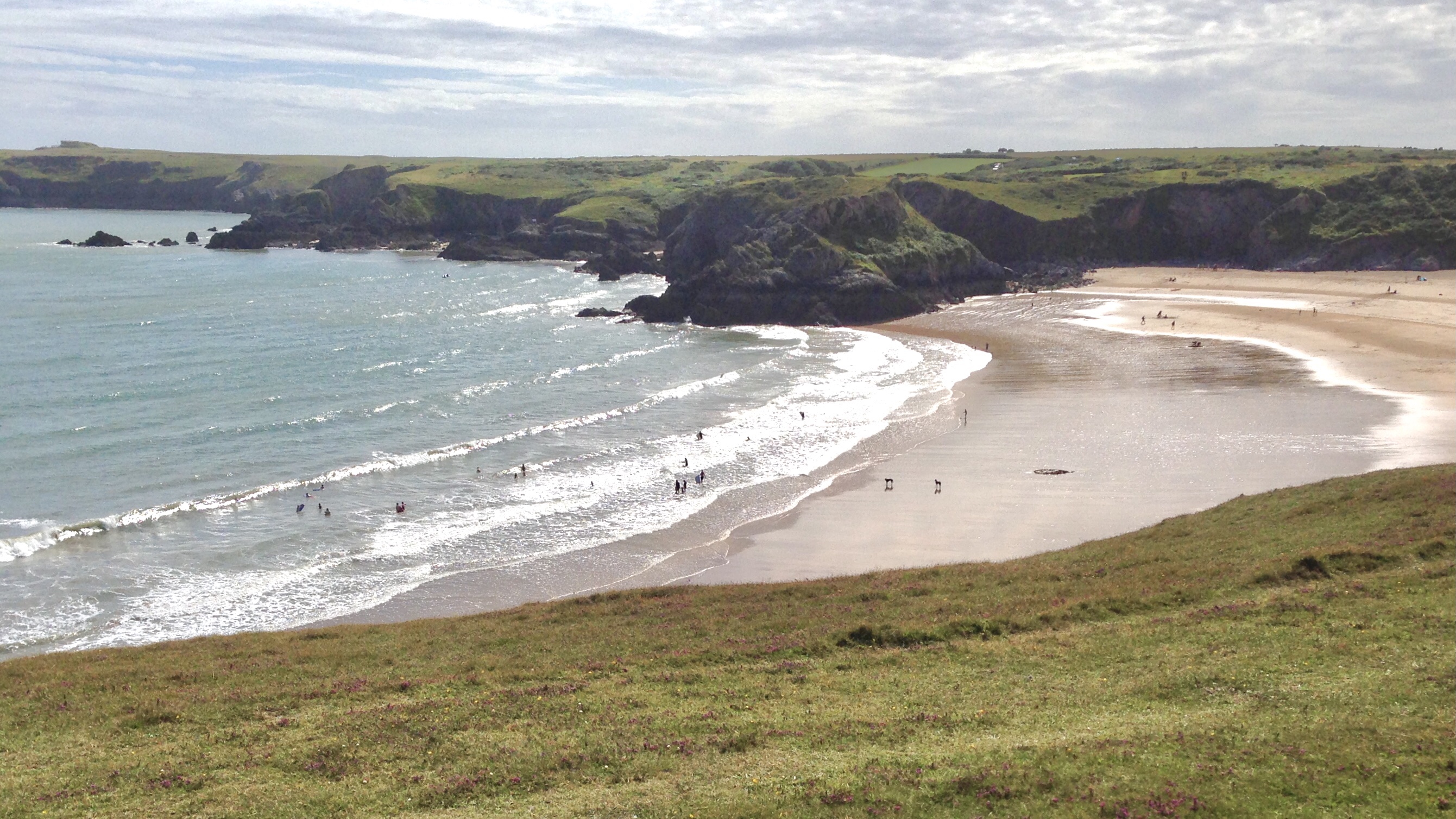 Pembrokeshire Coast ~ Walk 7. Barafundle Bay & Stackpole circular walk ...