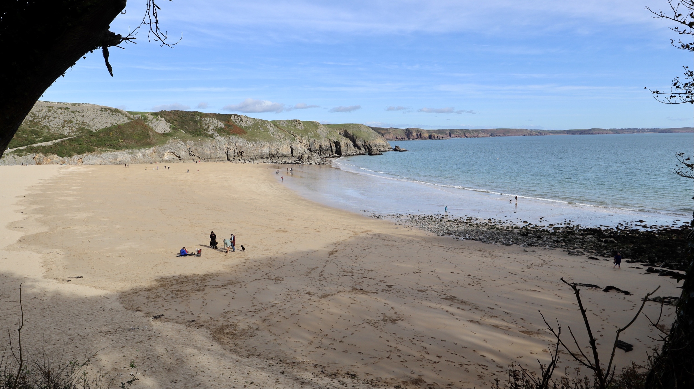 Pembrokeshire Coast ~ Walk 7. Barafundle Bay & Stackpole circular walk ...